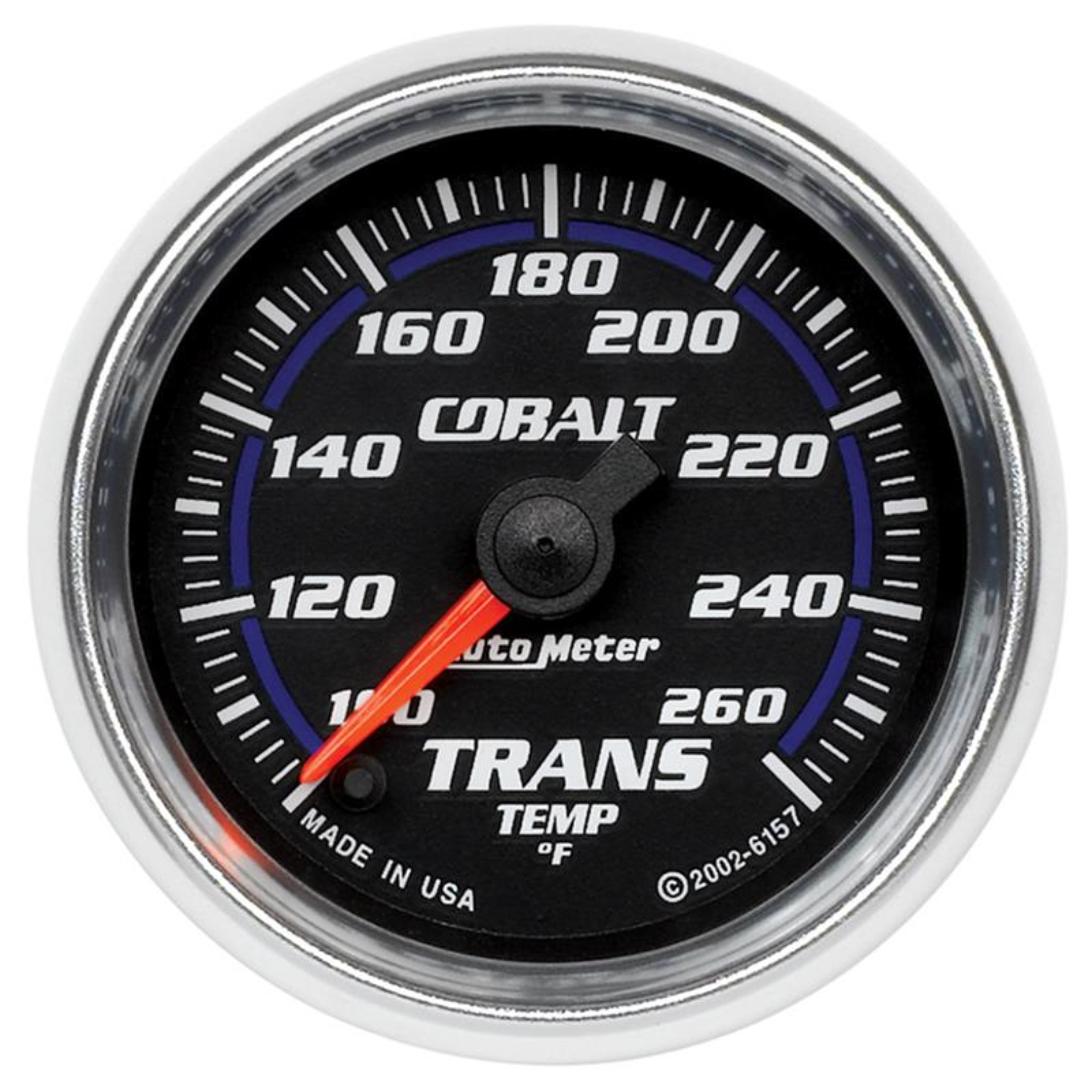 Picture of Autometer Cobalt 52mm 100-260 Deg F Electronic Trans Temp Gauge