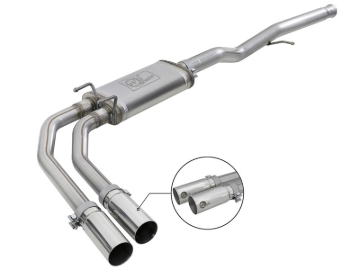 Picture of aFe Rebel Series 3in-2.5in 409 SS Cat-Back Exhaust 09-18 GM Silverado/Sierra 1500 V6-4.3L / V8-4.6L