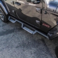 Picture of Westin/HDX 2018 Jeep Wrangler JL Unlimited Drop Nerf Step Bars - Textured Black