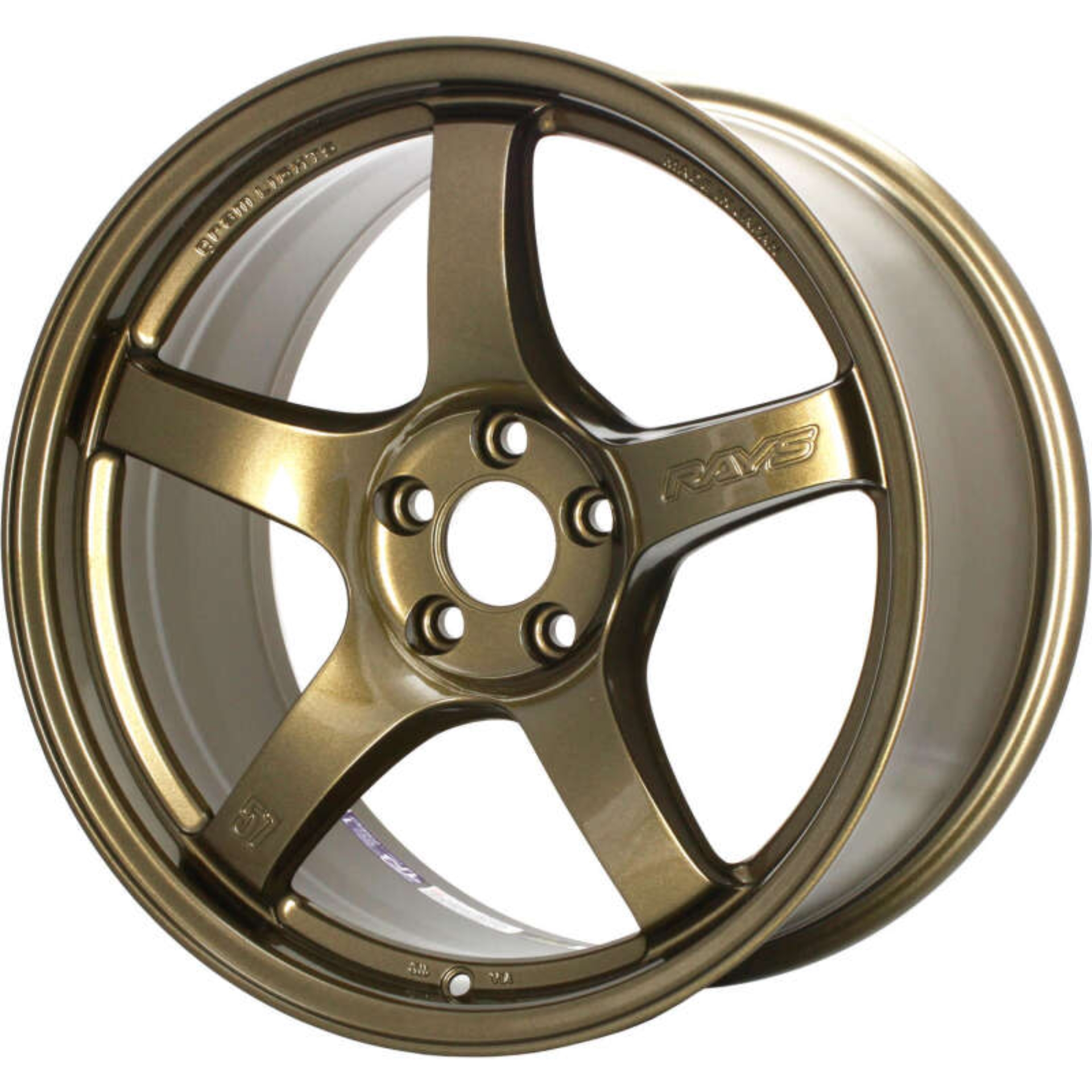 Picture of Gram Lights 57CR 19x9.5 +45 5x100 Almite Gold Wheel