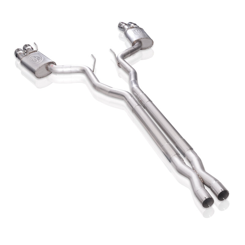 Picture of Stainless Works, 2018+ Mustang GT, Without valve 3" Stainless Steel exhaust.