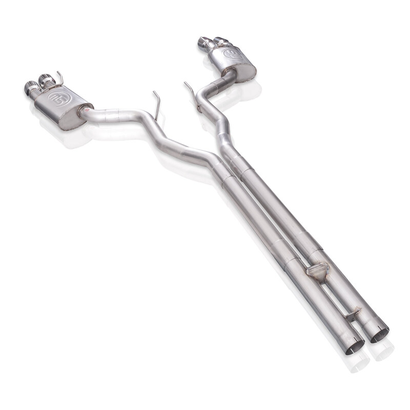 Picture of Stainless Works, 2018+ Mustang GT, Without valve 3" Stainless Steel exhaust.