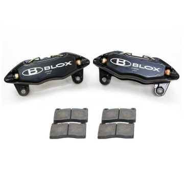Picture of BLOX Racing Forged 4 Piston Calipers and Pads (Fits Honda/Acura 262mm Rotors)