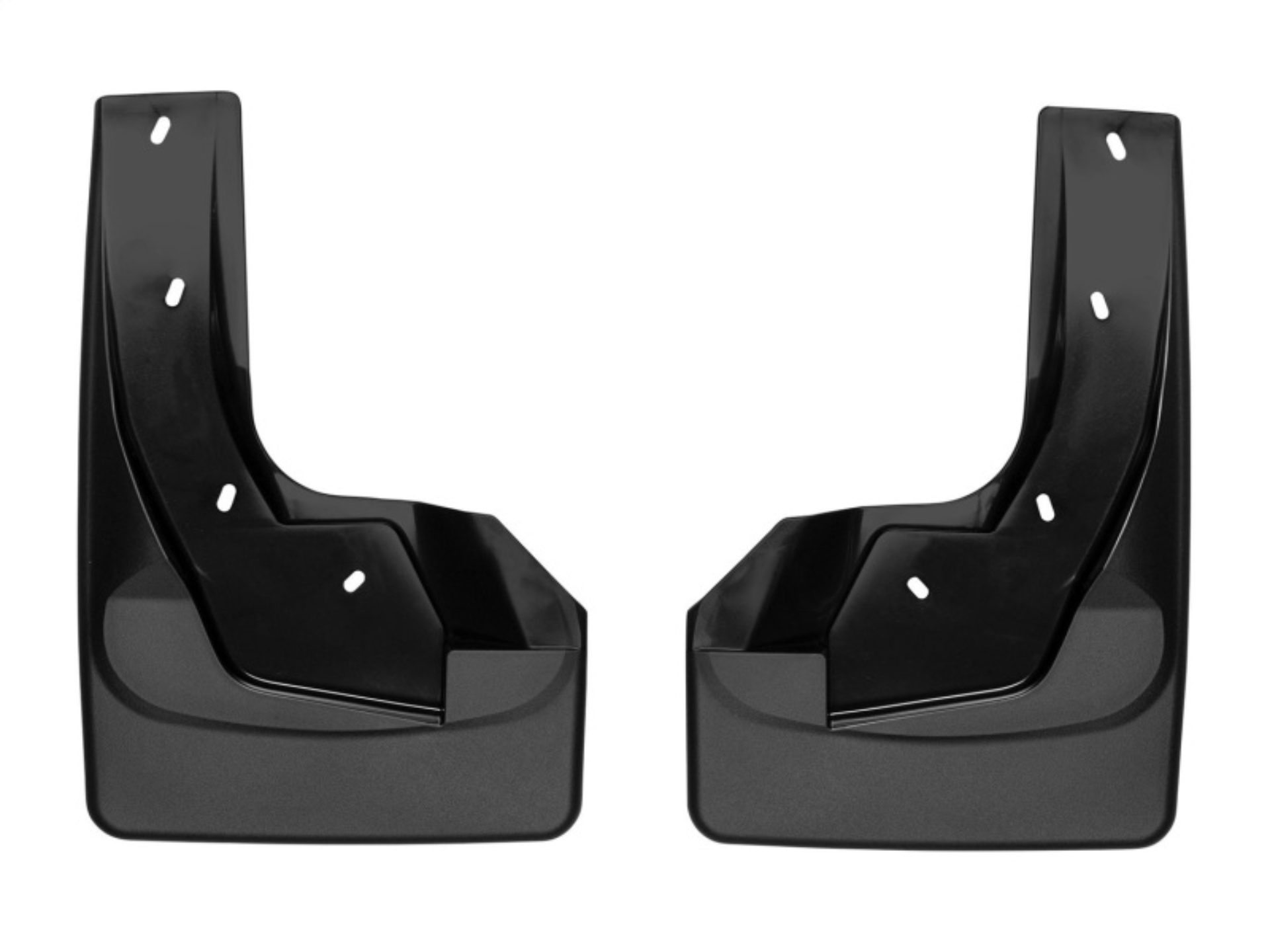 Picture of WeatherTech 19+ Dodge Ram w/ Factory Flares Front No Drill Mudflaps - Black