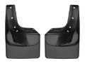 Picture of WeatherTech 19+ Dodge Ram w/ Factory Flares Rear No Drill Mudflaps - Black