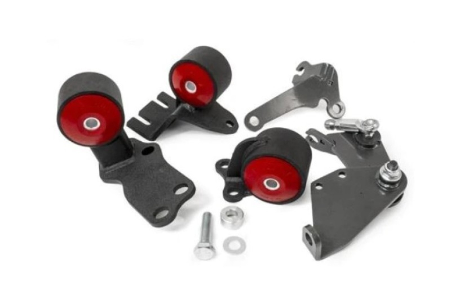 Picture of Innovative 88-91 Civic B-Series Black Steel Mounts 60A Bushings w/o Actuator