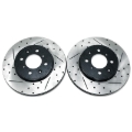 Picture of BLOX Racing 90-01 Acura Integra (Excl Type-R) Front Slotted & Drilled Rotors - Pair