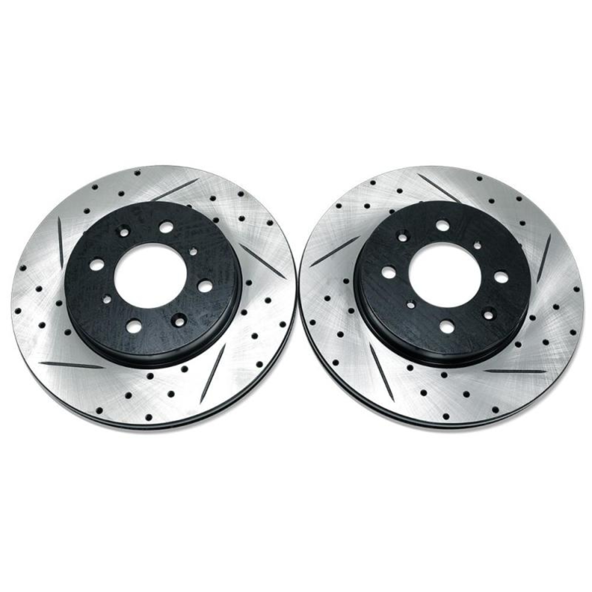 Picture of BLOX Racing 90-01 Acura Integra (Excl Type-R) Front Slotted & Drilled Rotors - Pair