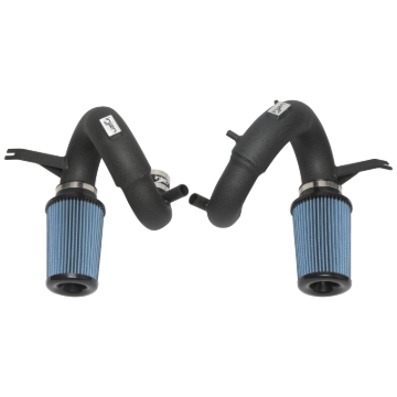Picture of Injen 18-20 Kia Stinger 3.3L Twin Turbo Wrinkle Black Short Ram Air Intake