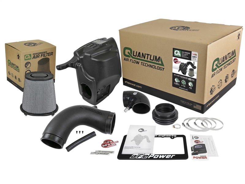 Picture of aFe Quantum Pro DRY S Cold Air Intake System 13-18 Dodge Cummins L6-6.7L - Dry