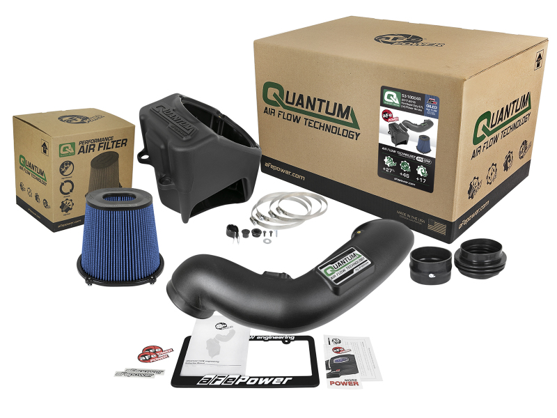 Picture of aFe Quantum Pro 5R Cold Air Intake System 17-18 Ford Powerstroke V8-6.7L - Oiled