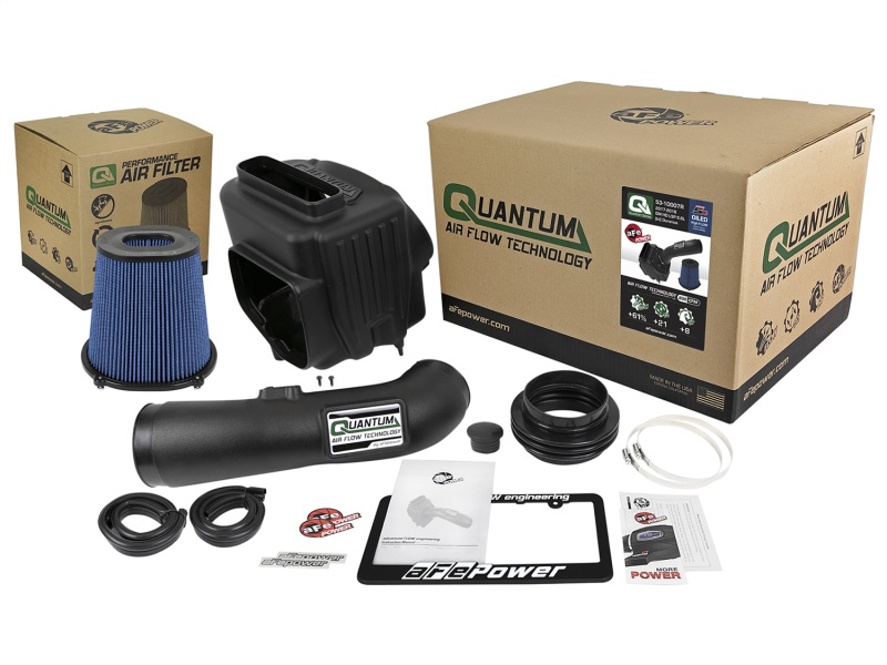 Picture of aFe Quantum Pro 5R Cold Air Intake System 17-18 GM/Chevy Duramax V6-6.6L L5P - Oiled
