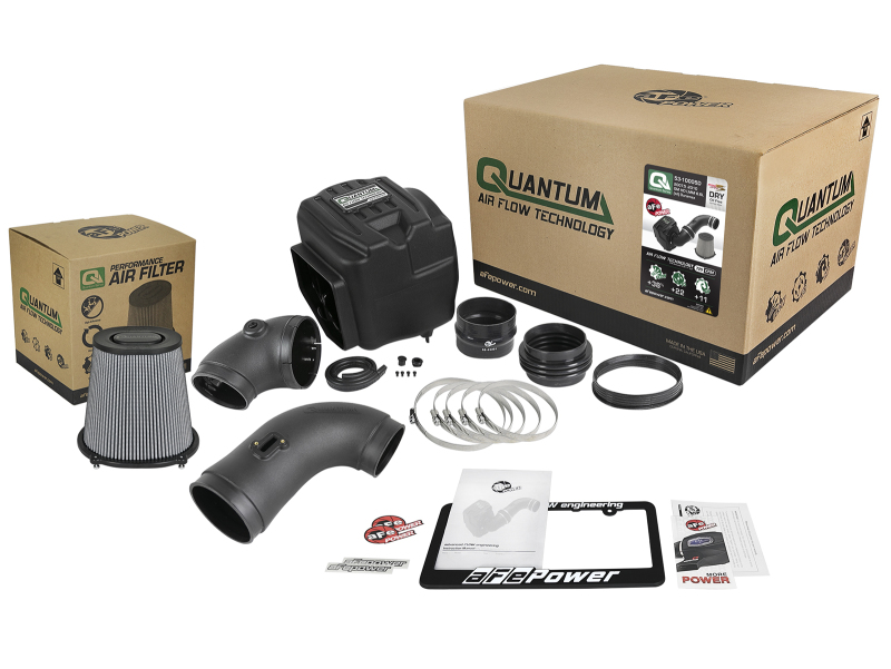 Picture of aFe Quantum Pro DRY S Cold Air Intake System 08-10 GM/Chevy Duramax V8-6.6L LMM - Dry