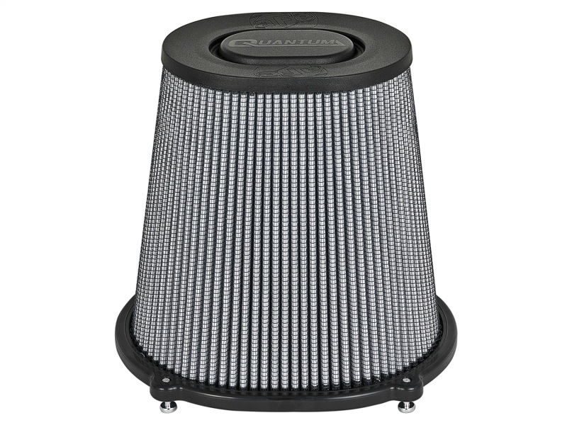 Picture of aFe Quantum Pro DRY S Air Filter Flat Top - 5in Flange x 9in Height
