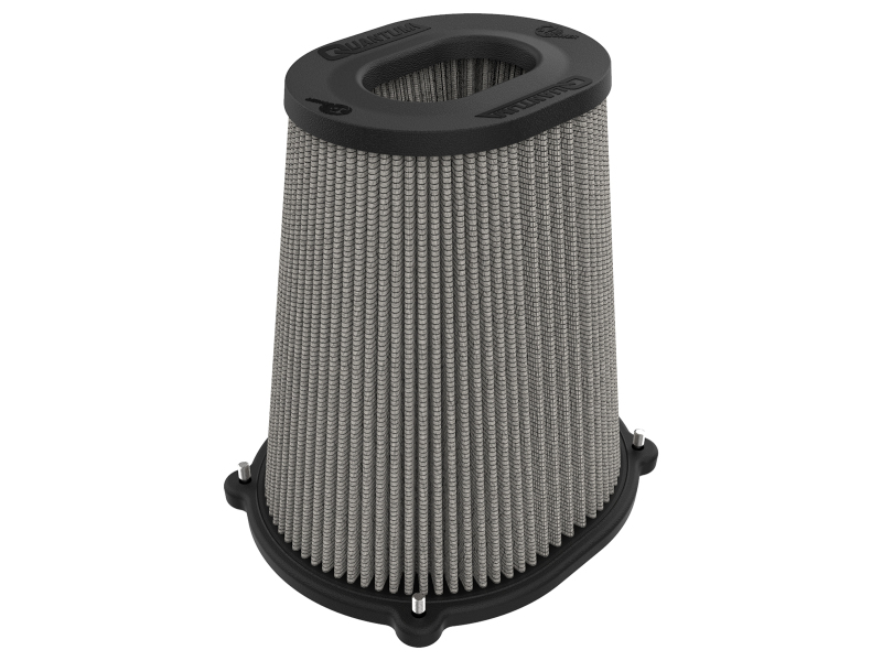 Picture of aFe Quantum Pro DRY S Air Filter Inverted Top - 5.5inx4.25in Flange x 9in Height - Dry PDS