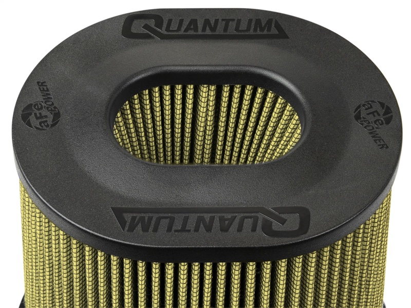 Picture of aFe Quantum Pro-Guard 7 Air Filter Inverted Top - 5in Flange x 9in Height - Oiled PG7