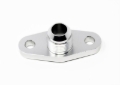 Picture of Torque Solution Billet Offset Oil Drain Flange w/ Integrated -10AN Flange: T3/T4 & PTE/Borg Turbo