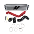 Picture of Mishimoto 2017+ Honda Civic Type R Intercooler Kit - Silver Intercooler Red Piping