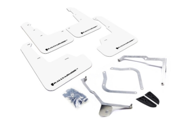 Picture of Rally Armor 15-21 Subaru WRX/STI White UR Mud Flap w/Black Logo