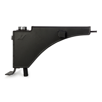 Picture of Mishimoto 99-03 Ford 7.3L Powerstroke Aluminum Degas Tank - Micro-Wrinkle Black