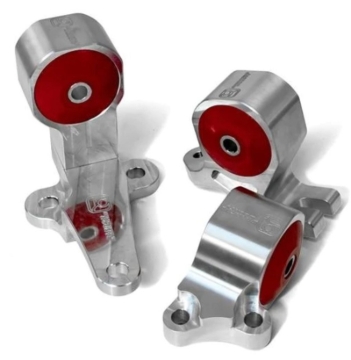 Picture of Innovative 88-91 Honda Civic (B-Series/Cable Trans) Silver Billet Aluminum Solid Bushing Mount Kit