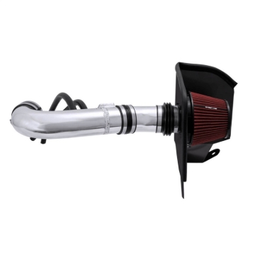 Picture of Spectre 04-14 Nissan Titan V8-5.6L F/I Air Intake Kit - Polished w/Red Filter