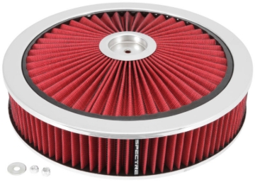 Picture of Spectre ExtraFlow HPR Air Cleaner Assembly 14in. x 3in. - Red