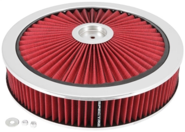 Picture of Spectre ExtraFlow HPR Air Cleaner Assembly 14in. x 3in. - Red