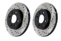 Picture of Sport Cross Drilled Brake Rotor; Rear Right