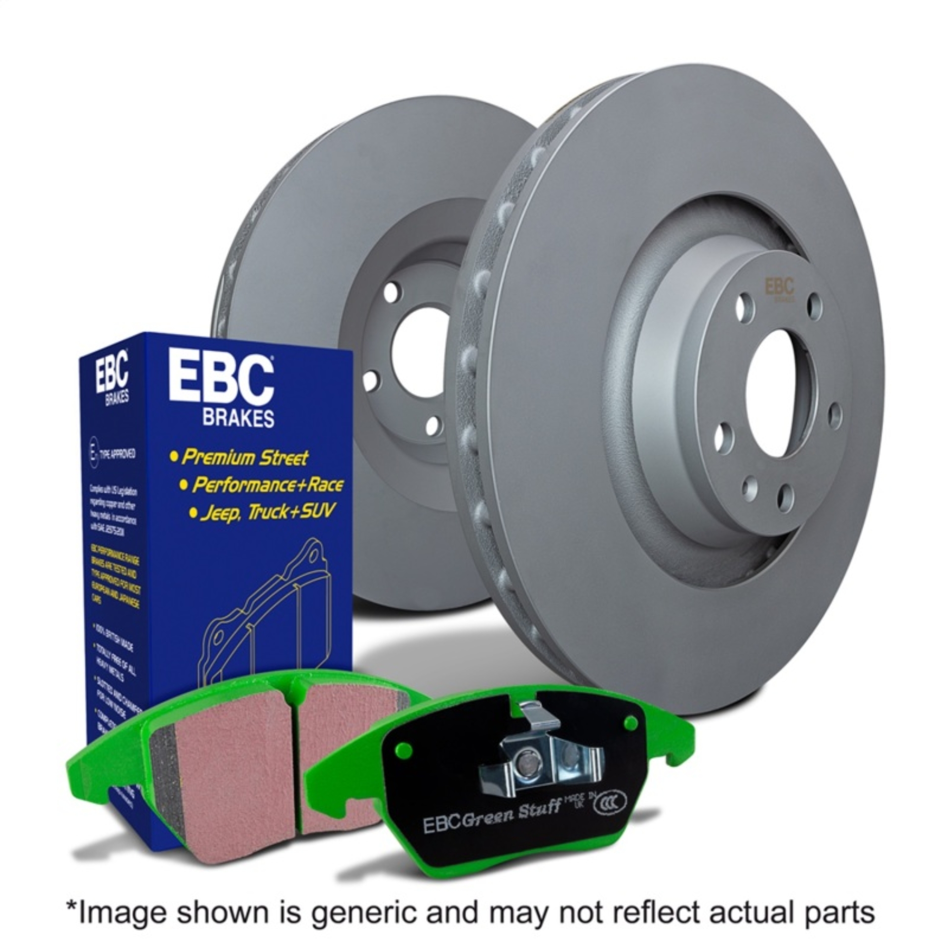 Picture of EBC Greenstuff Brake Pad Sets - S11KF1501