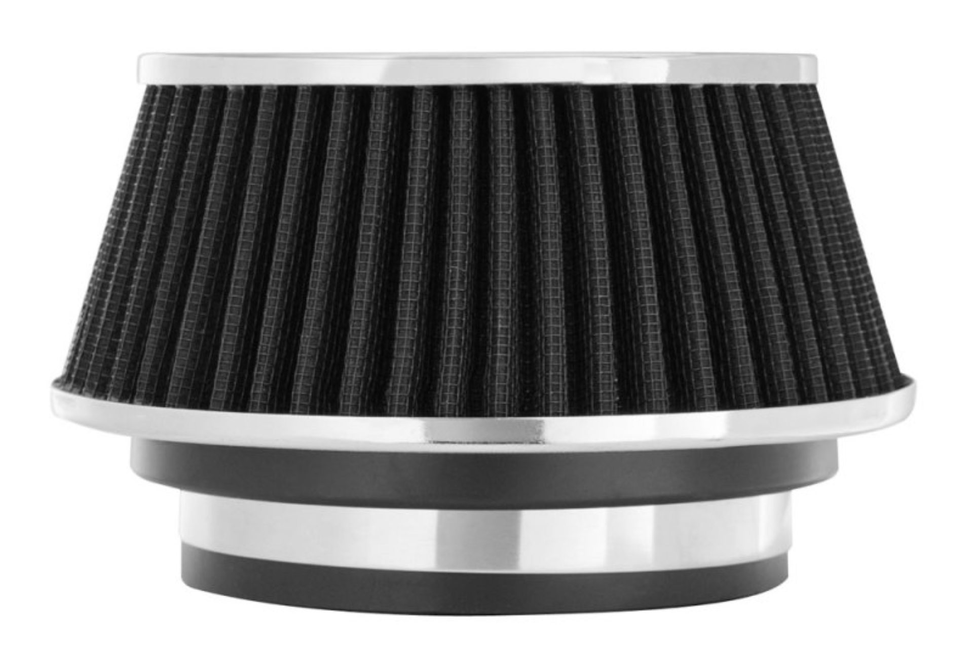 Picture of Spectre Adjustable Conical Air Filter 2-1/2in. Tall (Fits 3in. / 3-1/2in. / 4in. Tubes) - Black
