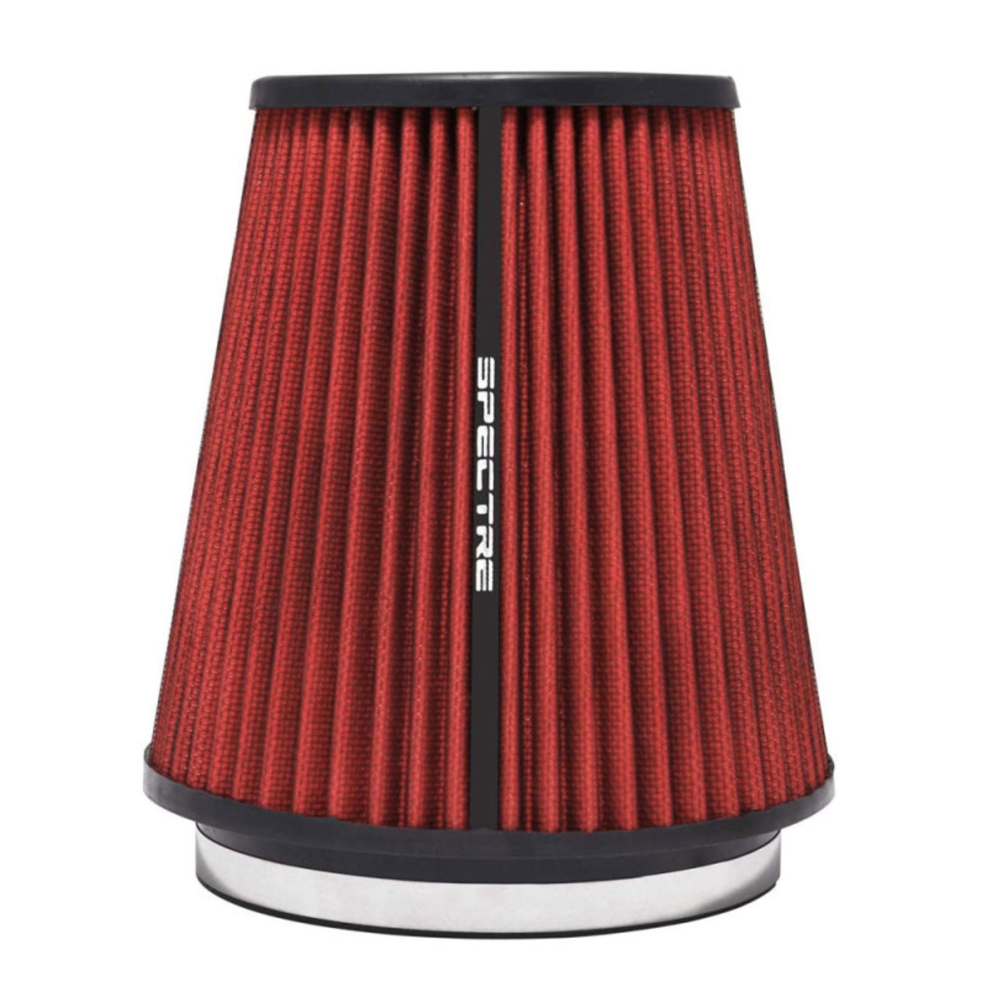 Picture of Spectre HPR Conical Air Filter 6in. Flange ID / 7.719in. Base OD / 8.5in. Tall - Red