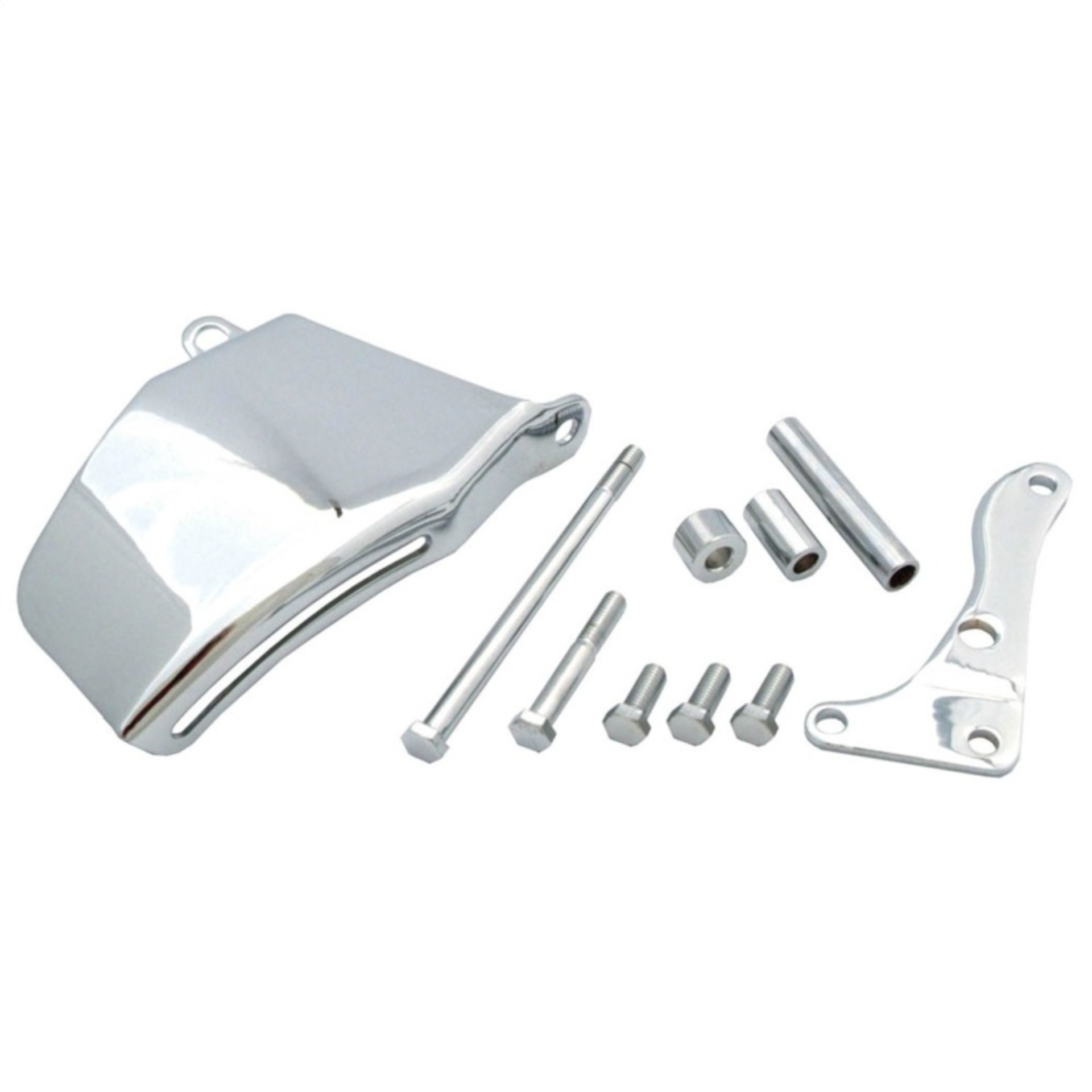 Picture of Spectre 69-86 SB Chevy (w/Long Water Pump) Alternator Bracket Set - Chrome