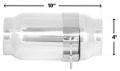 Picture of Spectre Inline Air Box 5in. w/Filter