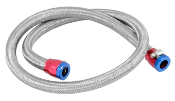 Picture of Spectre Stainless Steel Flex Fuel Line 3/8in. ID - 3ft. w/Clamps Red/Blue