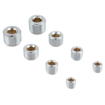 Picture of Spectre Pipe Plug Kit - Includes (2) 1/8in. / (2) 1/4in. / (2) 3/8in. / (2) 1/2in. Plugs - Chrome