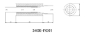 Picture of HKS Universal Stainless Hi Power 170mm Titanium Muffler