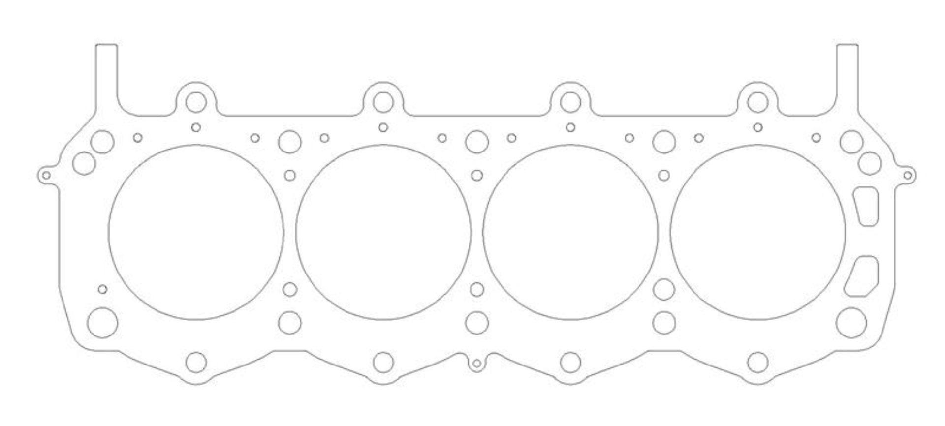 Picture of Cometic Ford Man-O-War 6 Bolt 10 Degree Heads 4.180in Bore .040in MLS Head Gasket