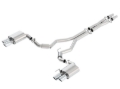 Picture of Borla 2018 Ford Mustang GT 5.0L AT/MT (w/o Valves) S-Type 3in Cat-Back Exhaust w/Polished Tips