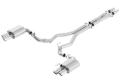Picture of Borla 2018 Ford Mustang GT 5.0L AT/MT (w/o Valves) ATAK 3in Cat-Back Exhaust w/Polished Tips
