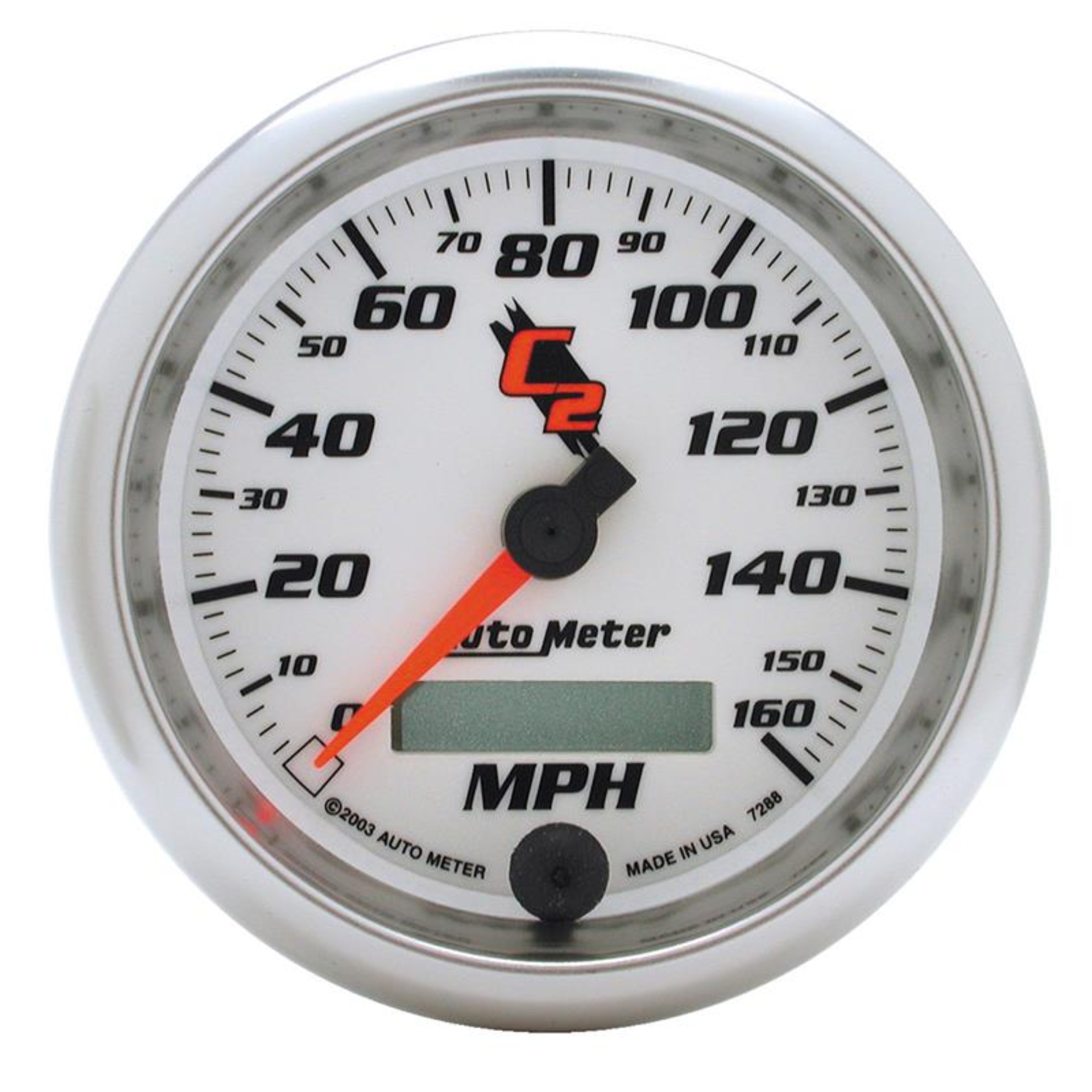 Picture of Autometer C2 3 3/8 inch 160MPH In-Dash Speedometer