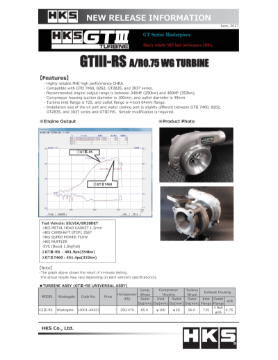 Picture of HKS GTIII-RS A/R 0.75 WG TURBINE