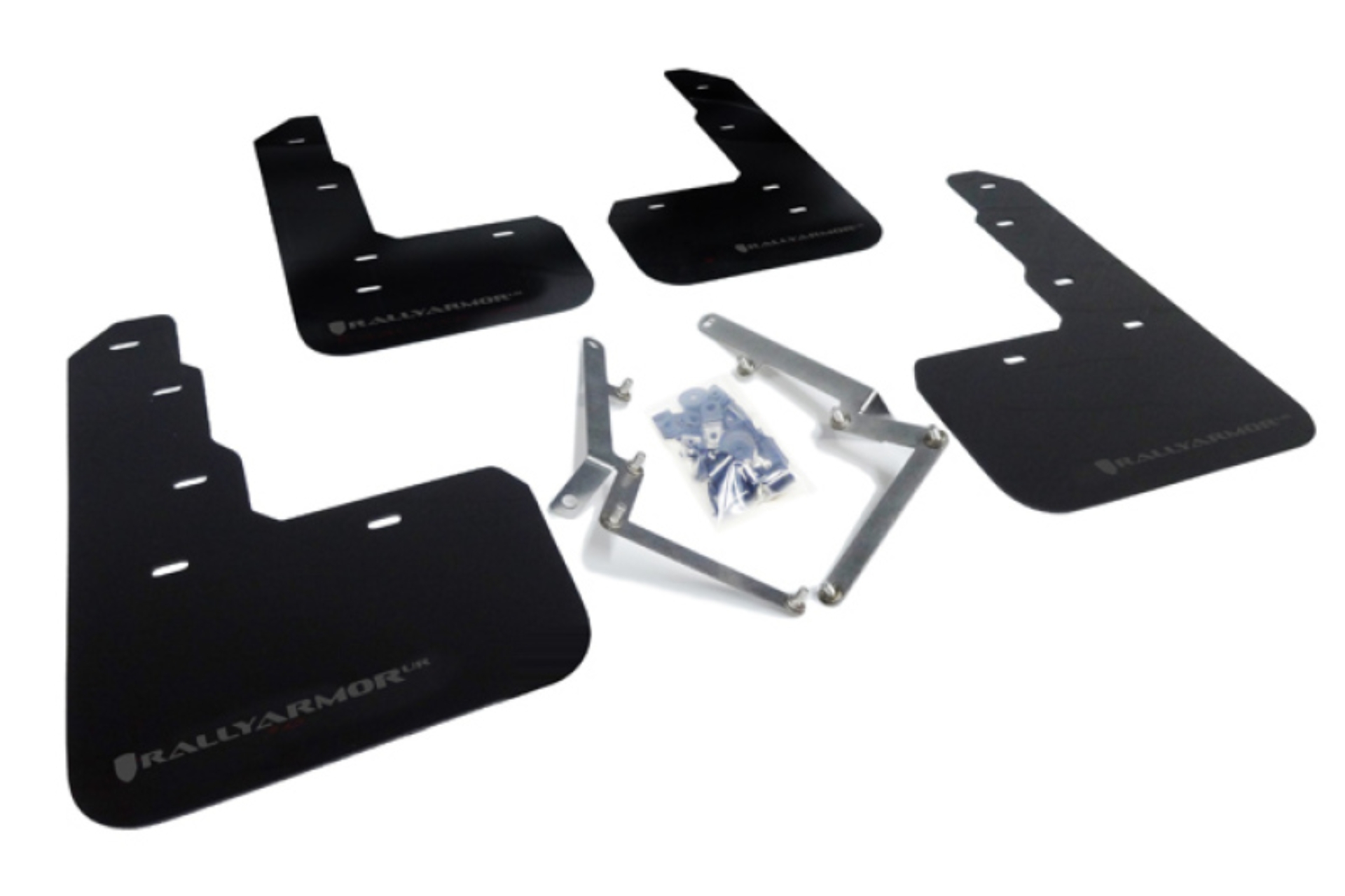 Picture of Rally Armor 17-22 Honda Civic Type R Black UR Mud Flap w/Dark Grey Logo