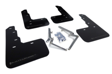 Picture of Rally Armor 17-22 Honda Civic Type R Black UR Mud Flap w/Dark Grey Logo