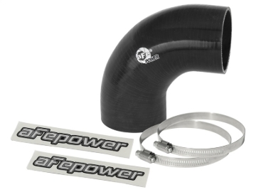 Picture of aFe Magnum FORCE CAI Univ. Silicone Coupling Kit (2.75in. ID / 3in. L) 90 Deg. Elbow Coupler - Black