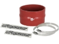 Picture of aFe Magnum FORCE CAI Univ. Silicone Coupling Kit (3.5in. ID / 2.25in. L) Straight w/Hump - Red