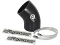 Picture of aFe Magnum FORCE CAI Univ. Silicone Coupling Kit (3in. ID / 6in. L / 45-Deg.) Elbow Coupler - Black