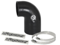Picture of aFe Magnum FORCE CAI Univ. Silicone Coupling Kit (3in. ID to 2.5in. ID) 90 Deg. Elbow Reducer - Blk