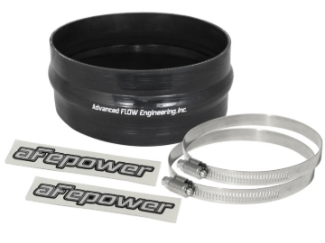 Picture of aFe Magnum FORCE CAI Univ. Silicone Coupling Kit (6-1/4in. ID / 2-3/4in. L) Straight w/Hump - Black