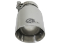 Picture of aFe MACH Force-Xp Universal 304 SS Single-Wall Clamp-On Exhaust Tip - Polished